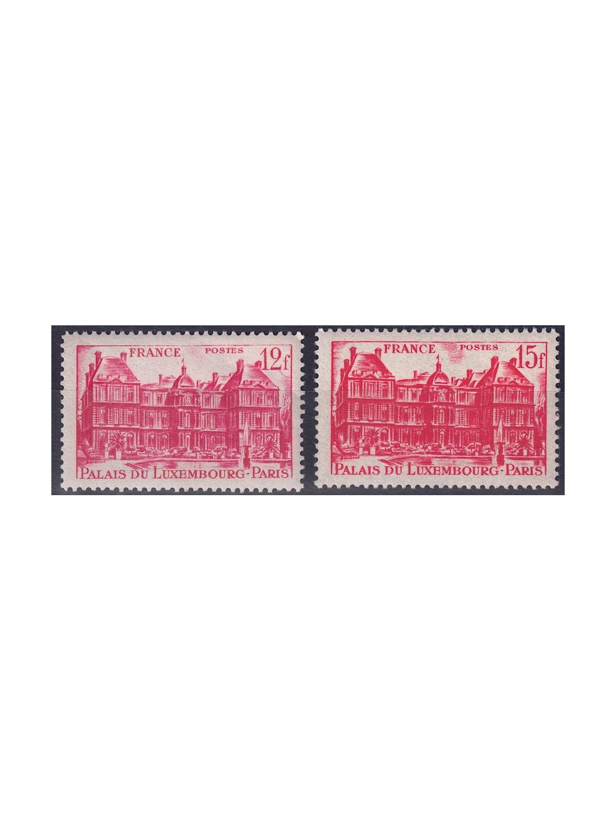 FRANCE 1948 Luxembourg Palace 2v MNH**