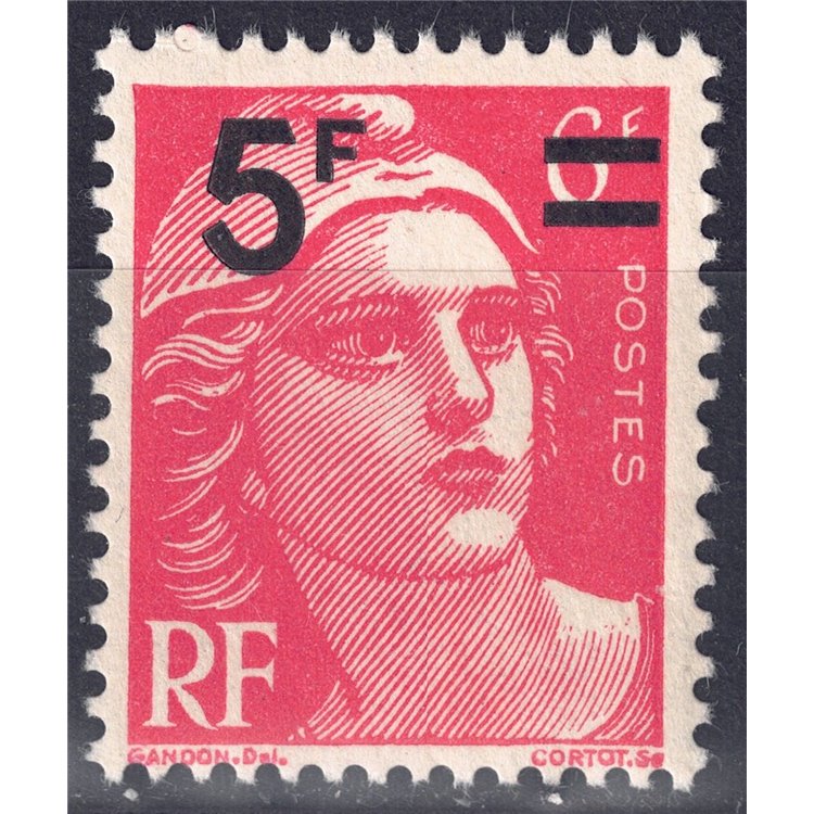 FRANCE 1949 Marianne of Gandon MNH**