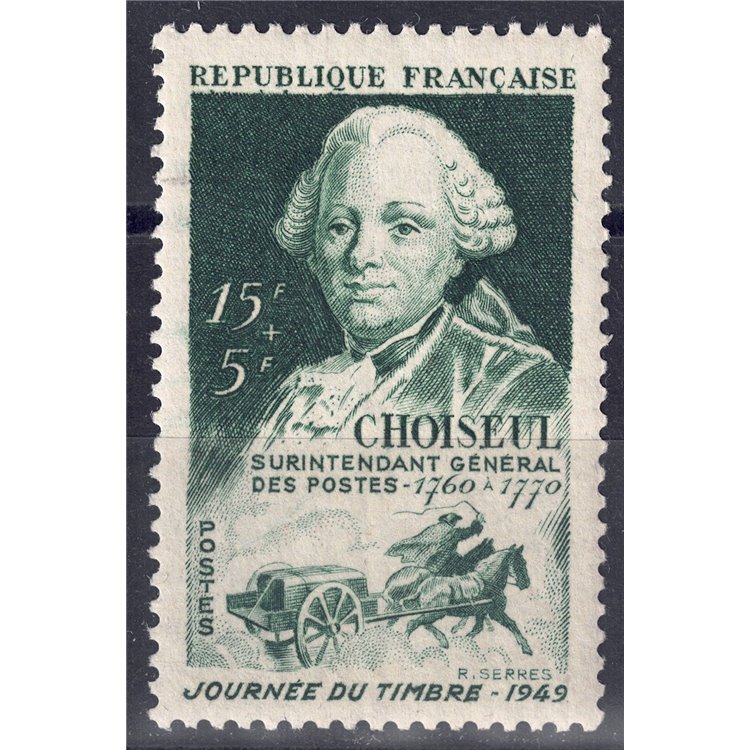 FRANCE 1949 Stamp Day MNH**