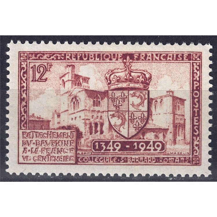 FRANCE 1949 Annexation of the Dauphiné MNH**