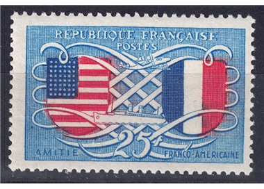 FRANCIA 1949 Amicizia franco-americana MNH**