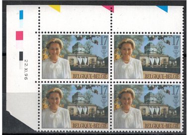 BELGIUM 1997 Queen Paola Ruffo of Calabria (block of four) MNH**