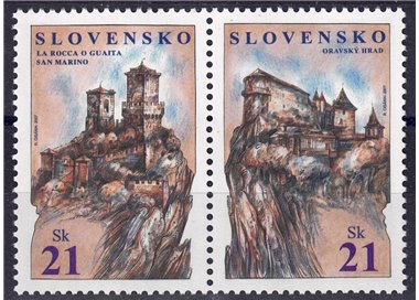 SLOVACCHIA 2007 Rocche di libertà 2v MNH**