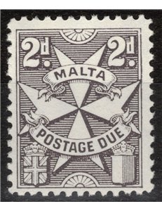 MALTA 1966 Postage Due MNH**