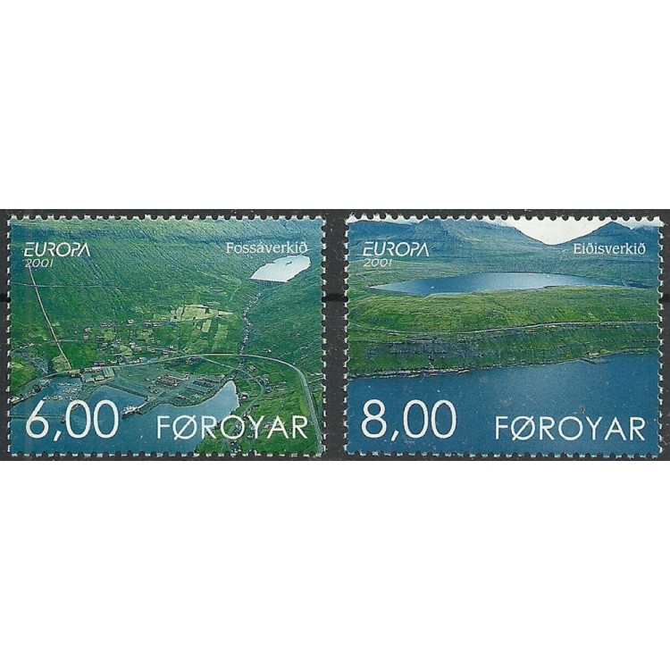 FAEROE ISLANDS 2001 Europe 2v MNH**