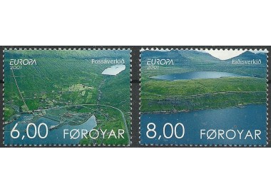 FAEROER 2001 Europa 2v MNH**