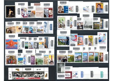 ITALIA 2010 Annata completa con codice a barre 53v MNH**