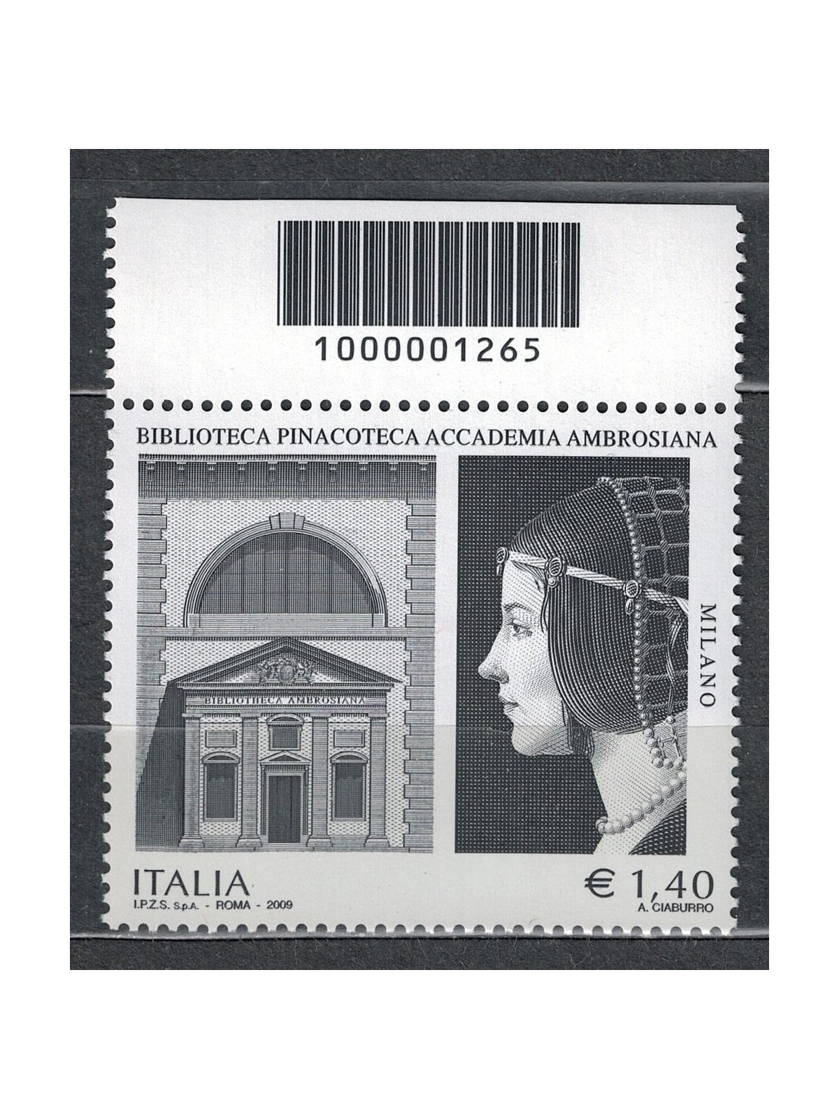 ITALY 2009 Library Pinacoteca CB 1265