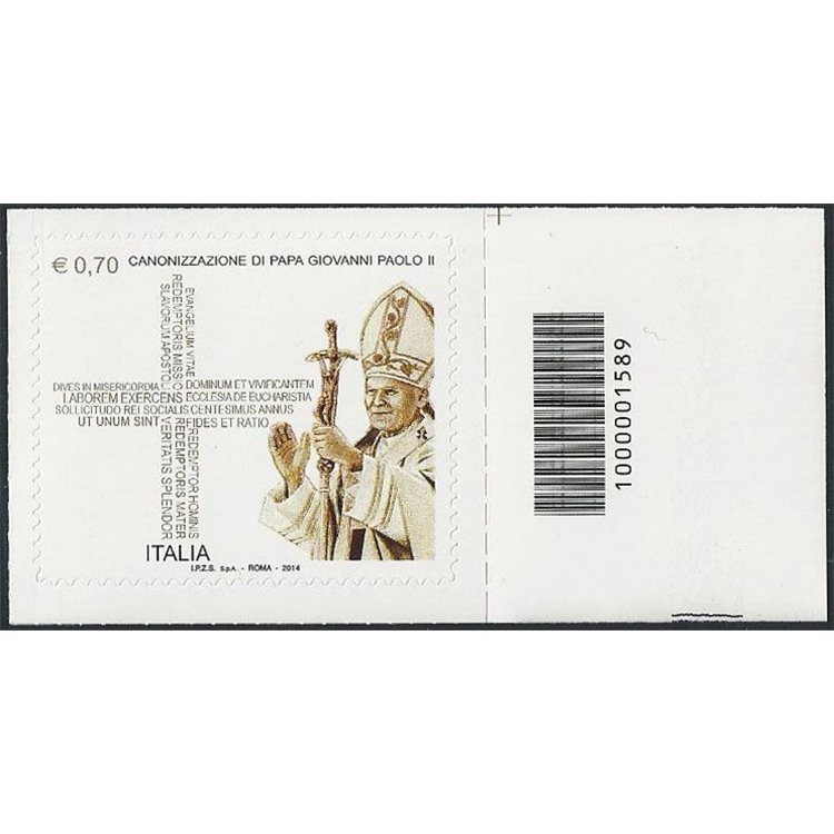 ITALY 2014 John Paul II CB 1589 asd