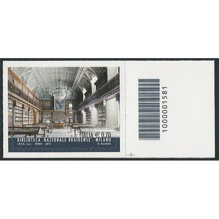 ITALIA 2014 Biblioteca braidense CB 1581 aid