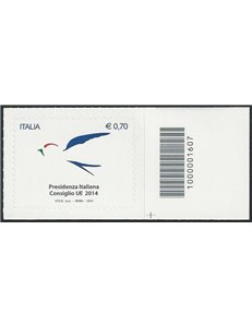 ITALY 2014 EU Presidency CB 1607 aid