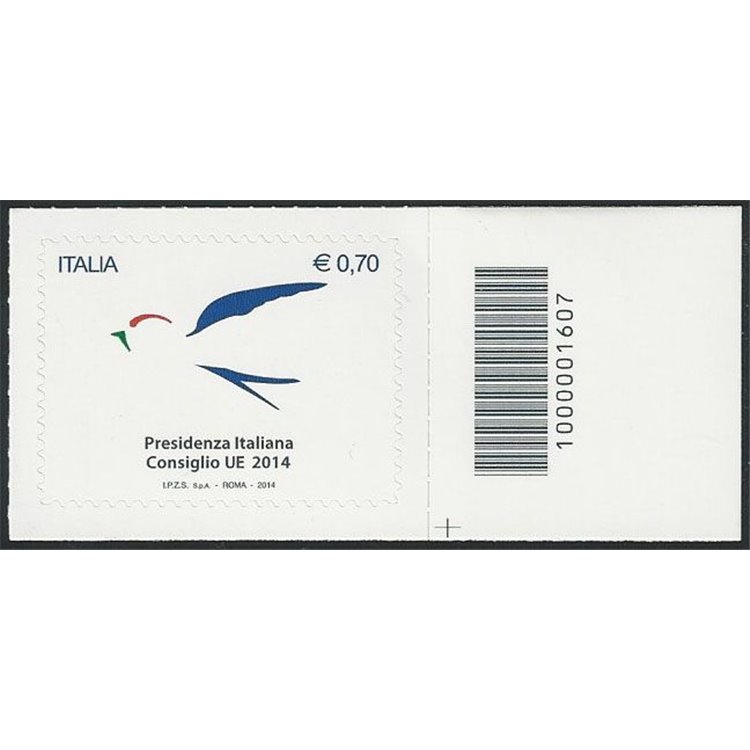 ITALY 2014 EU Presidency CB 1607 aid