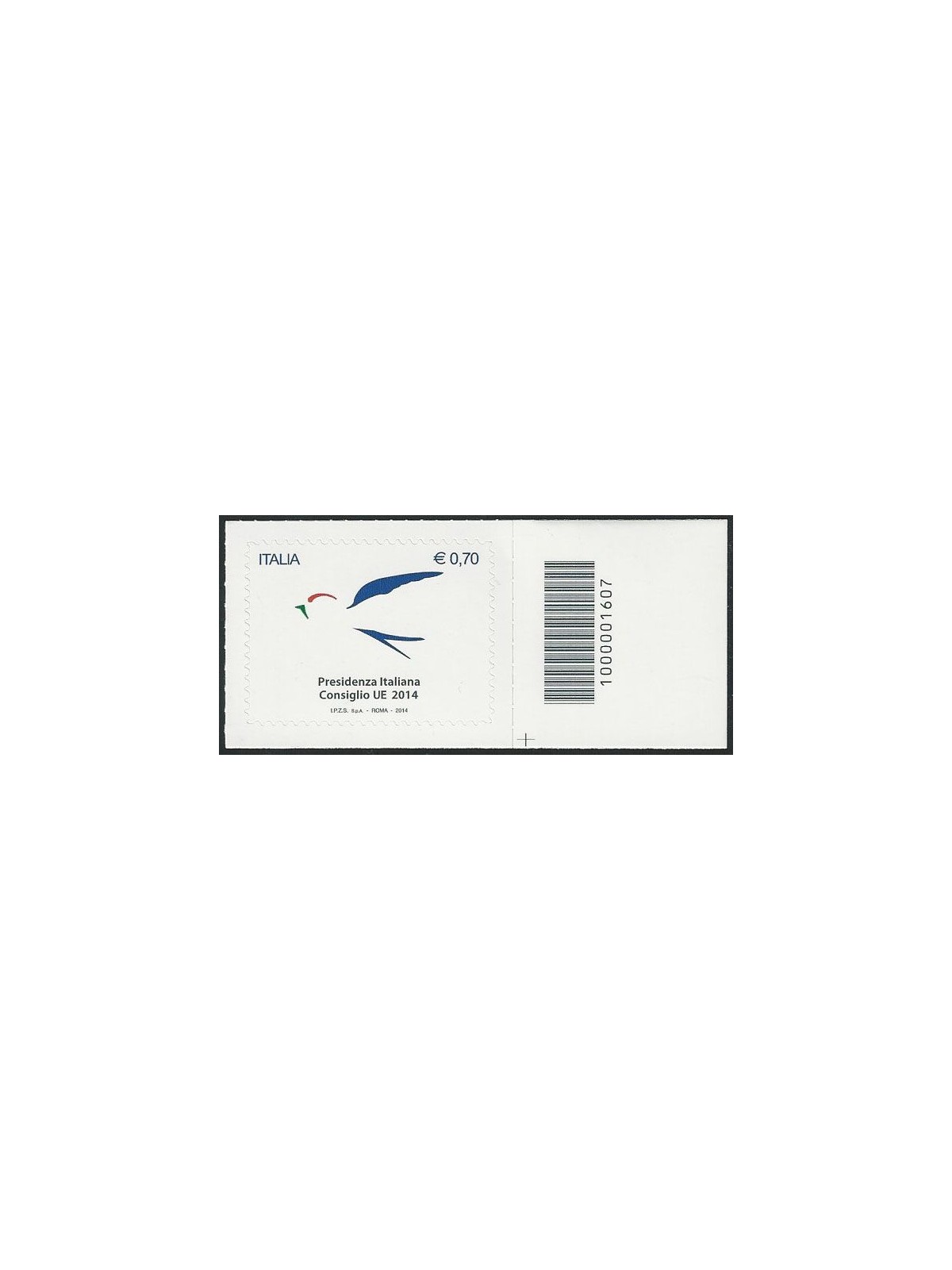 ITALY 2014 EU Presidency CB 1607 aid