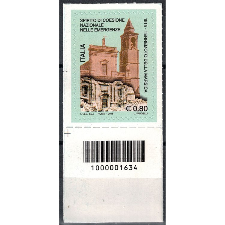 ITALY 2015 Marsica Earthquake CB 1634 ais