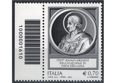 ITALY 2014 Papa Ormisda CB 1610 left