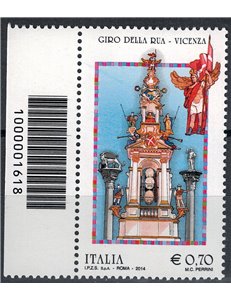 ITALY 2014 Italian Folklore CB 1618 sx