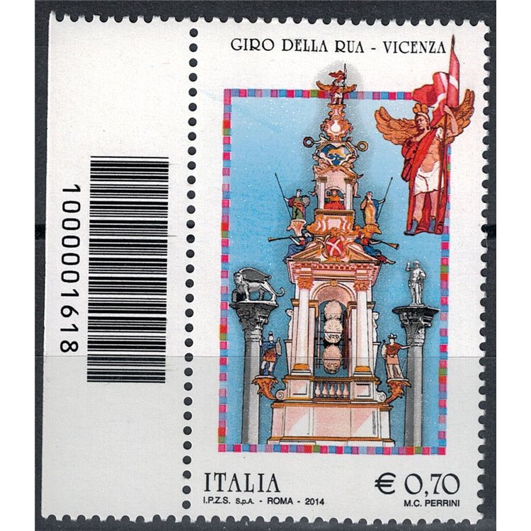 ITALIA 2014 Folclore italiano CB 1618 sx