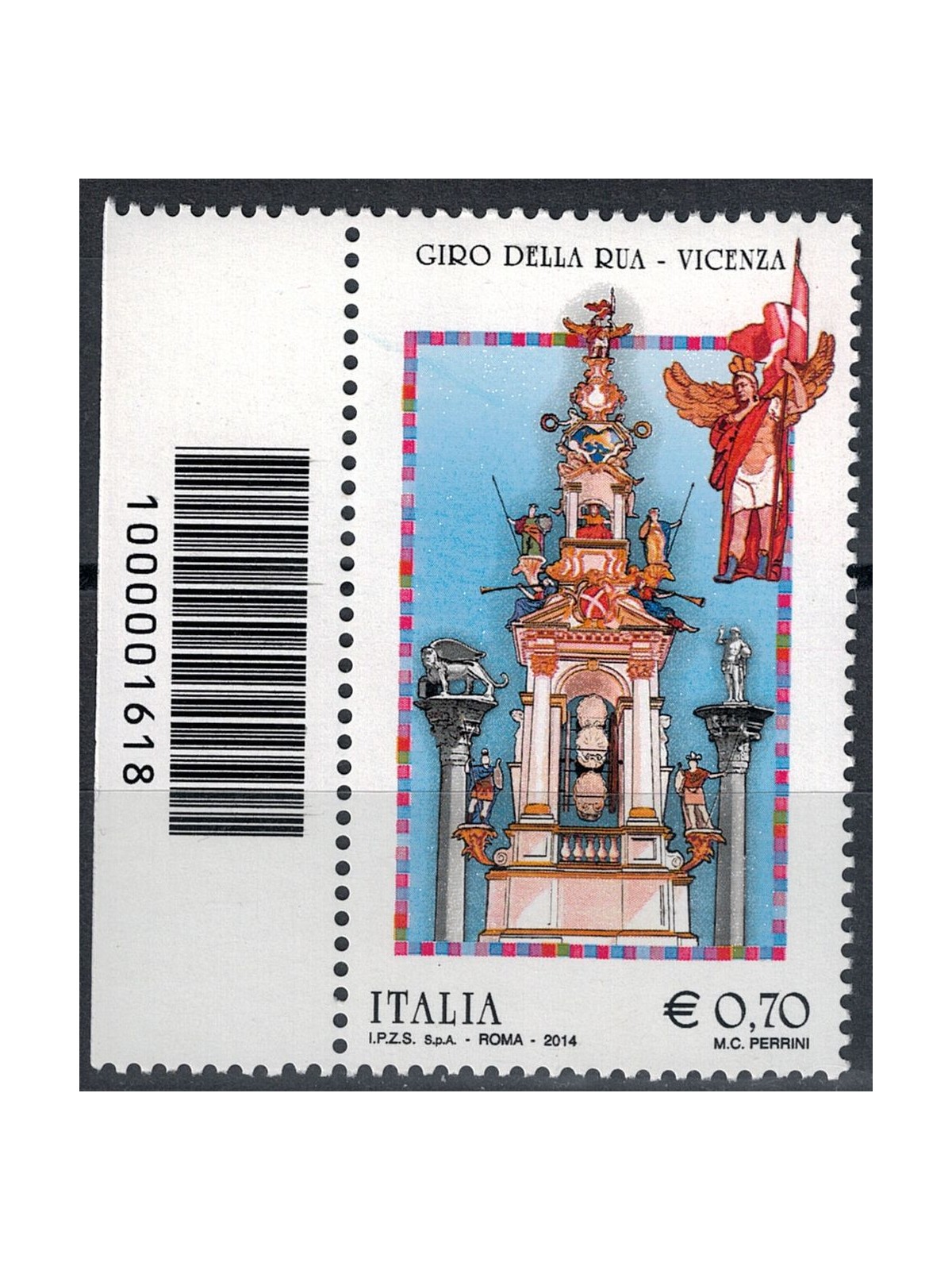 ITALY 2014 Italian Folklore CB 1618 sx