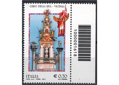 ITALY 2014 Italian Folklore CB 1618 dx