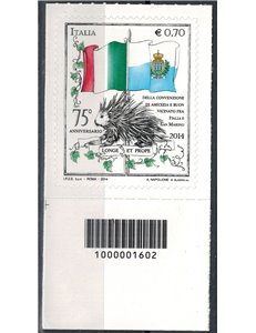 ITALIA 2014 Convenzione con San Marino CB 1602 ais