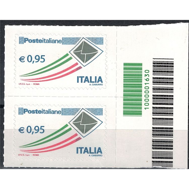 ITALIA 2014 Ordinaria € 0,95 CB 1630 dx