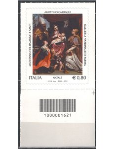 ITALY 2014 Religious Christmas CB 1621 aid
