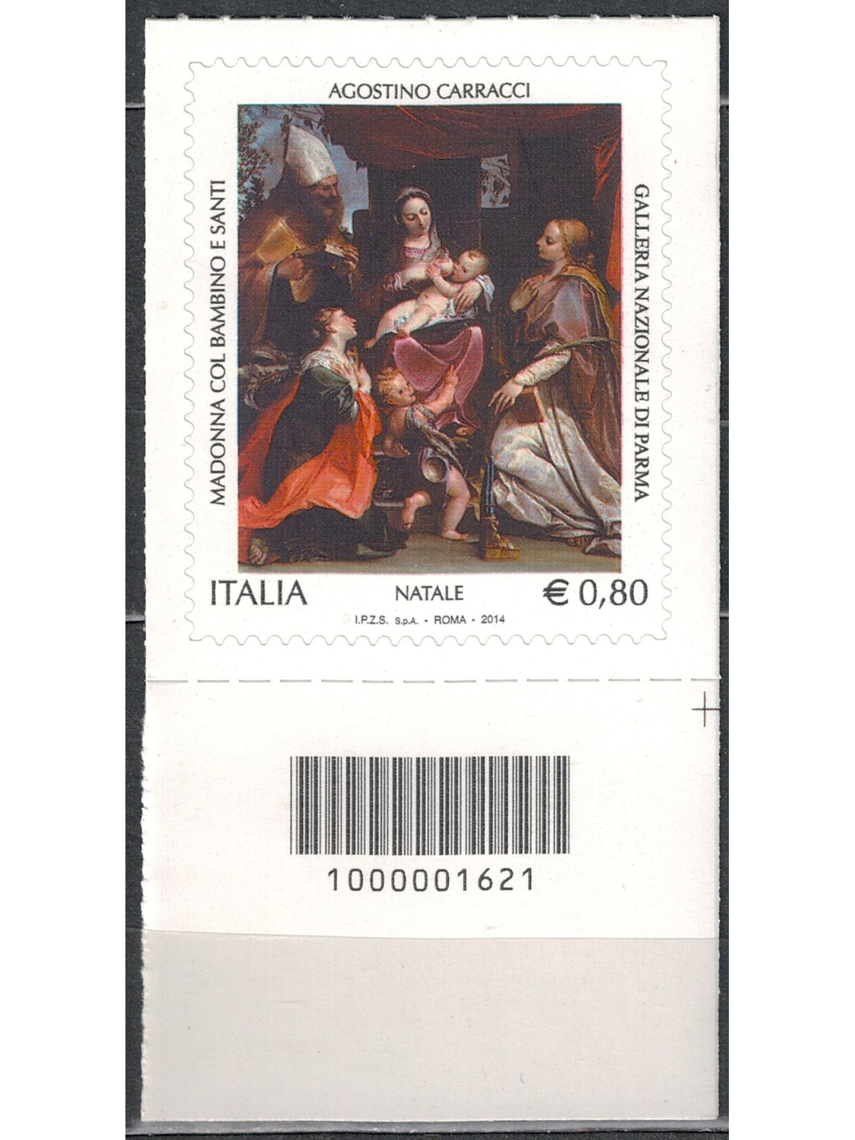 ITALY 2014 Religious Christmas CB 1621 aid