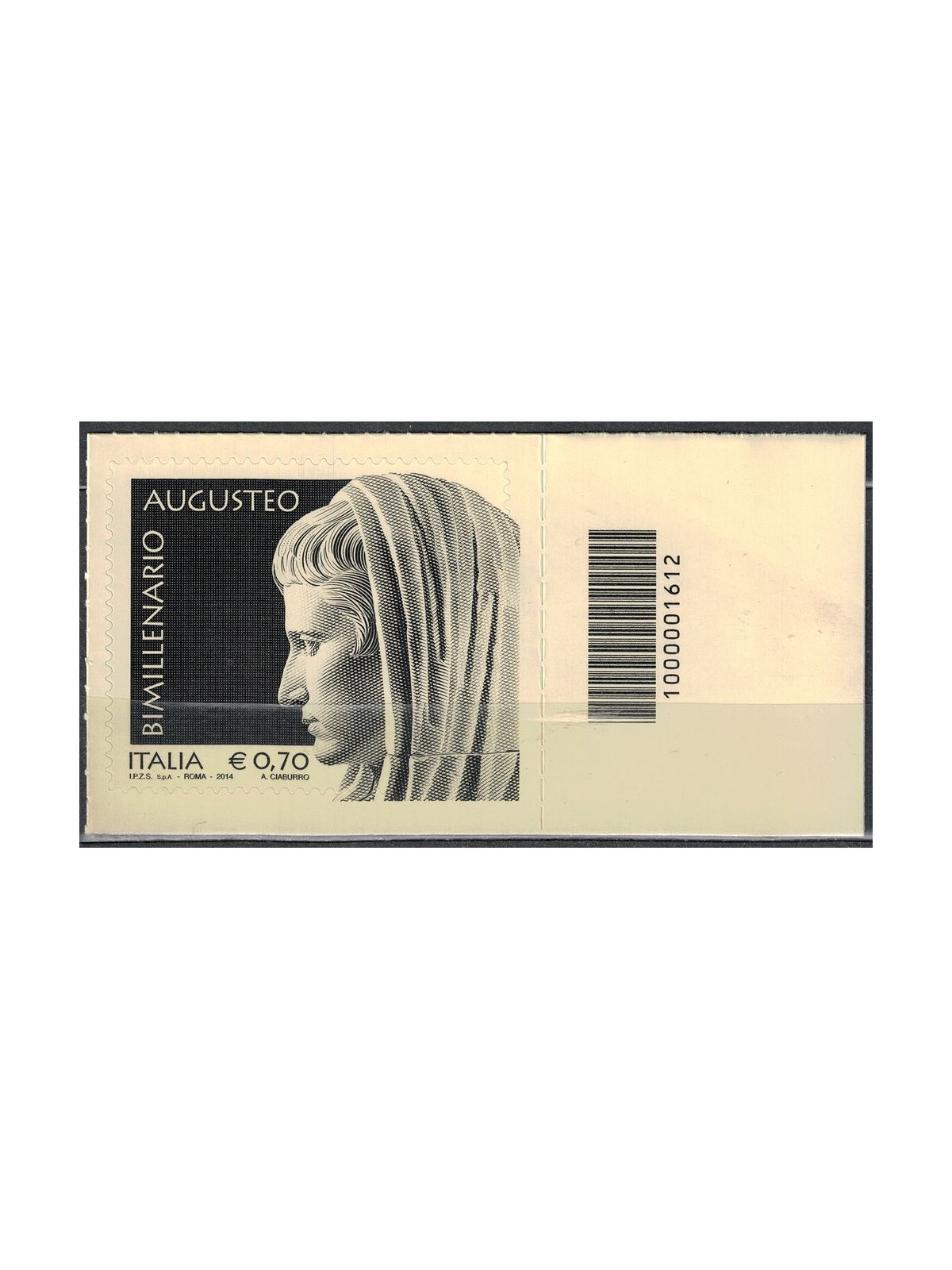 ITALY 2014 Augustan Bimillenary CB 1612 aid