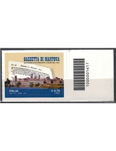 ITALY 2014 Gazzetta di Mantova CB 1617 asd