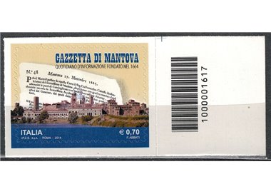 ITALIA 2014 Gazzetta di Mantova CB 1617 asd