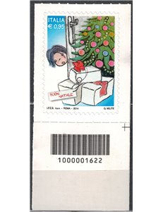 ITALY 2014 Secular Christmas CB 1622 aid