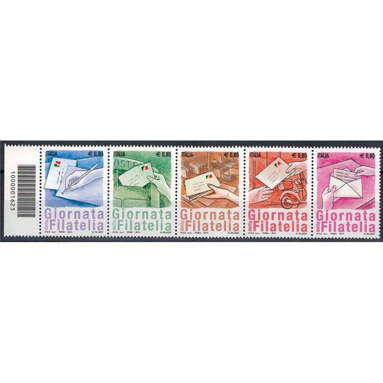 ITALY 2014 Philately Day CB 1623 sx