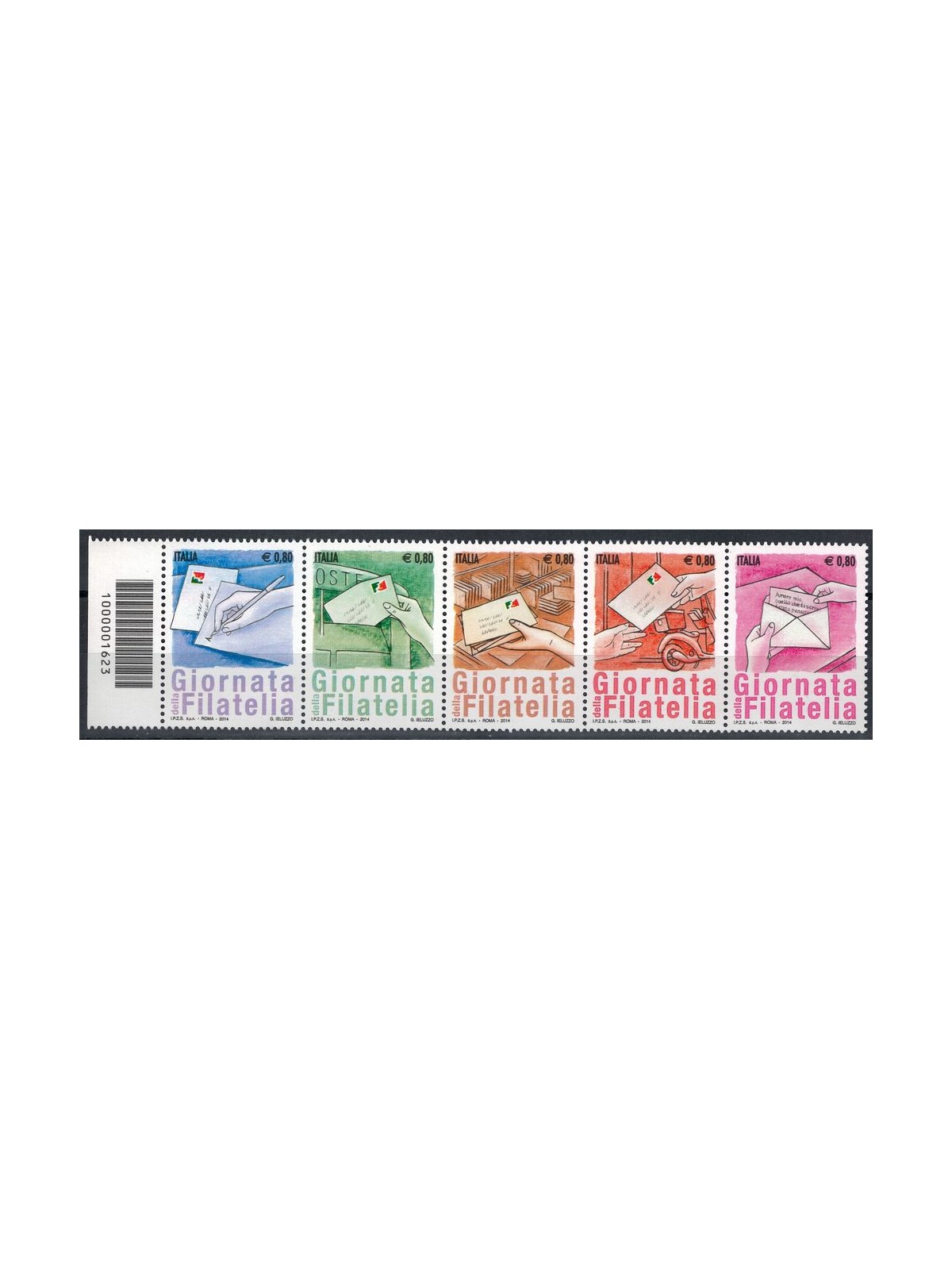 ITALY 2014 Philately Day CB 1623 sx