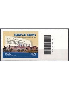 ITALY 2014 Gazzetta di Mantova CB 1617 aid