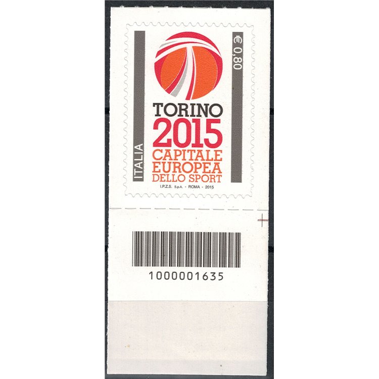 ITALIA 2015 Torino capitale dello sport CB 1635 aid
