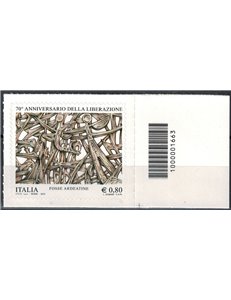 ITALIA 2015 Anniversario della liberazione CB 1663 aid