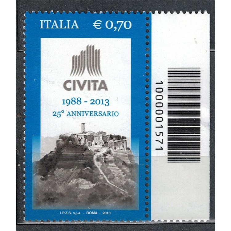 ITALY 2013 Civita Association CB 1571 dx