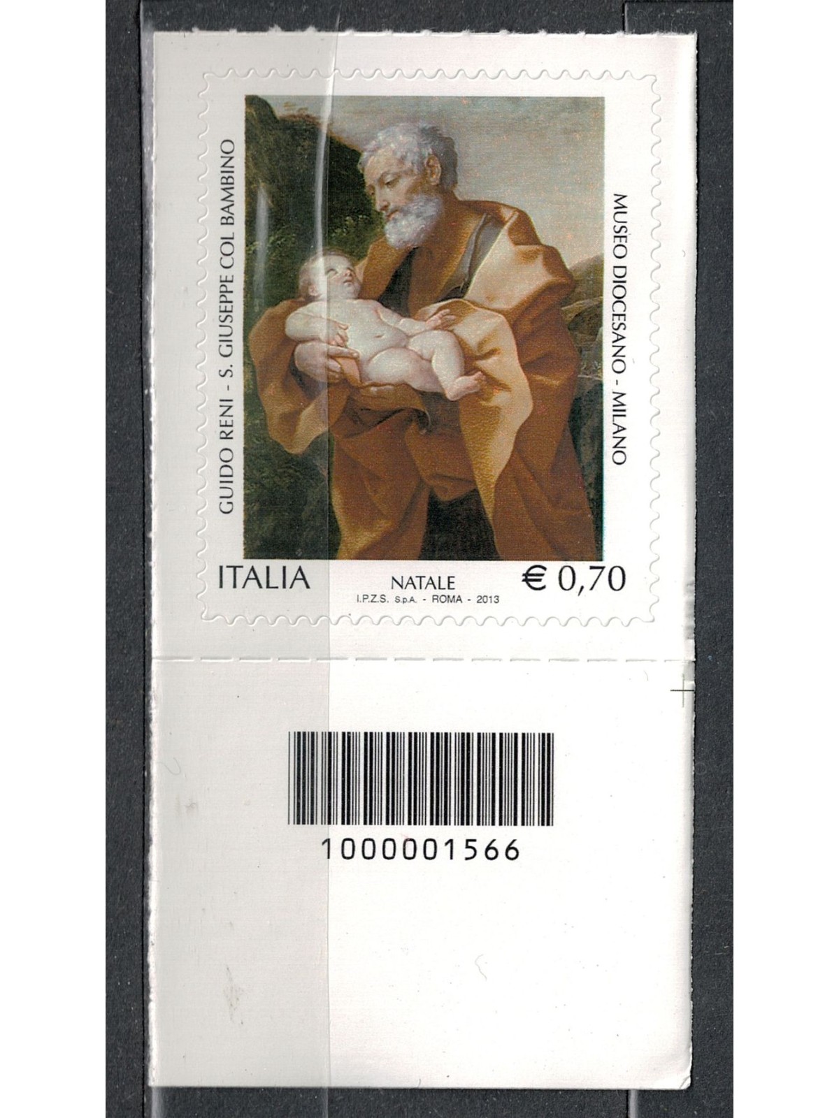 ITALY 2013 Religious Christmas CB 1566 aid
