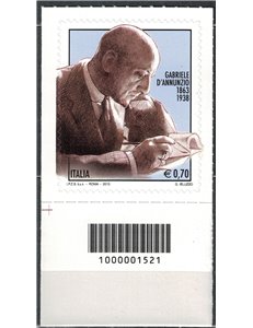ITALY 2013 Gabriele d'Annunzio CB 1521 ais
