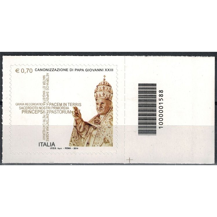 ITALY 2014 John XXIII CB 1588 aid