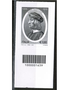 ITALIA 2015 Aldo Manuzio CB 1639 aid