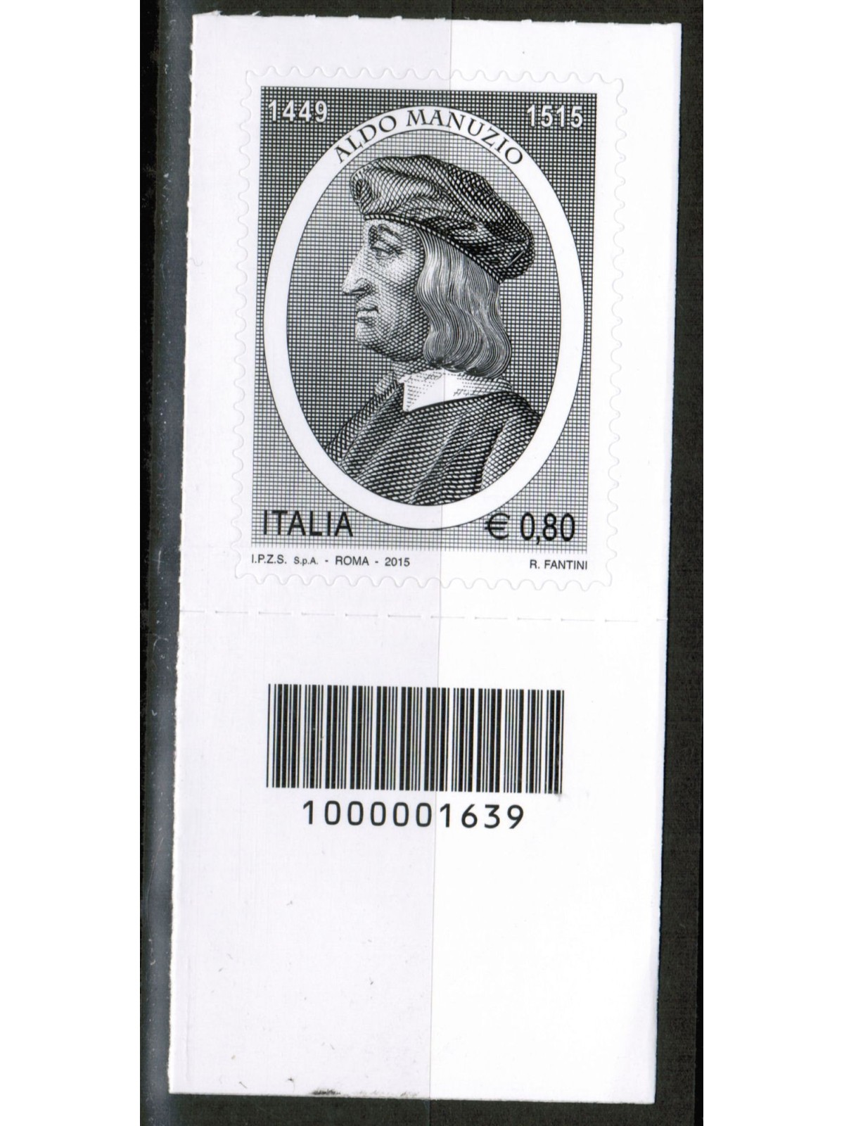 ITALY 2015 Aldo Manuzio CB 1639 aid