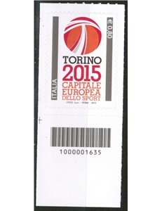 ITALIA 2015 Torino capitale dello sport CB 1635 ais