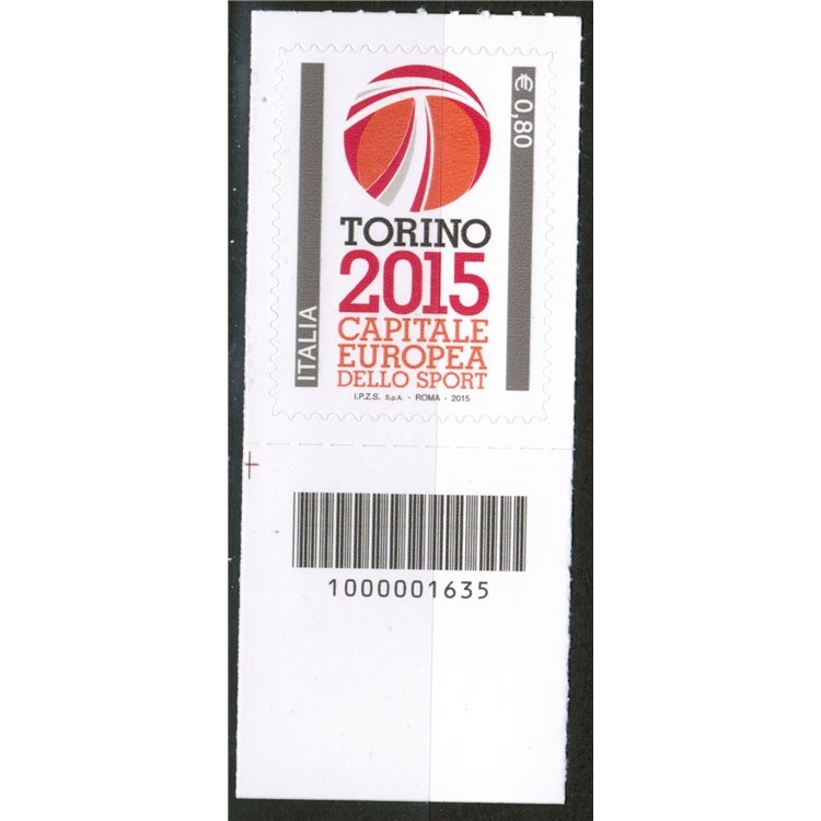 ITALIA 2015 Torino capitale dello sport CB 1635 ais