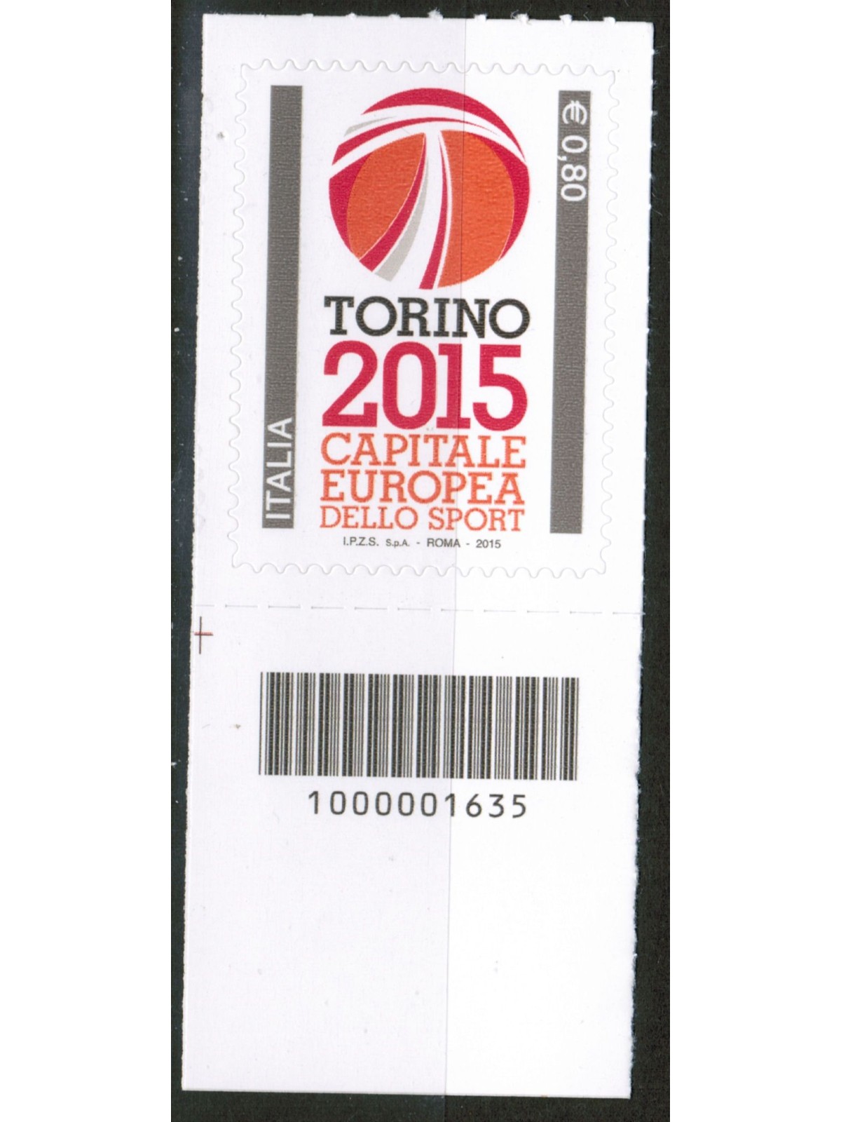 ITALIA 2015 Torino capitale dello sport CB 1635 ais