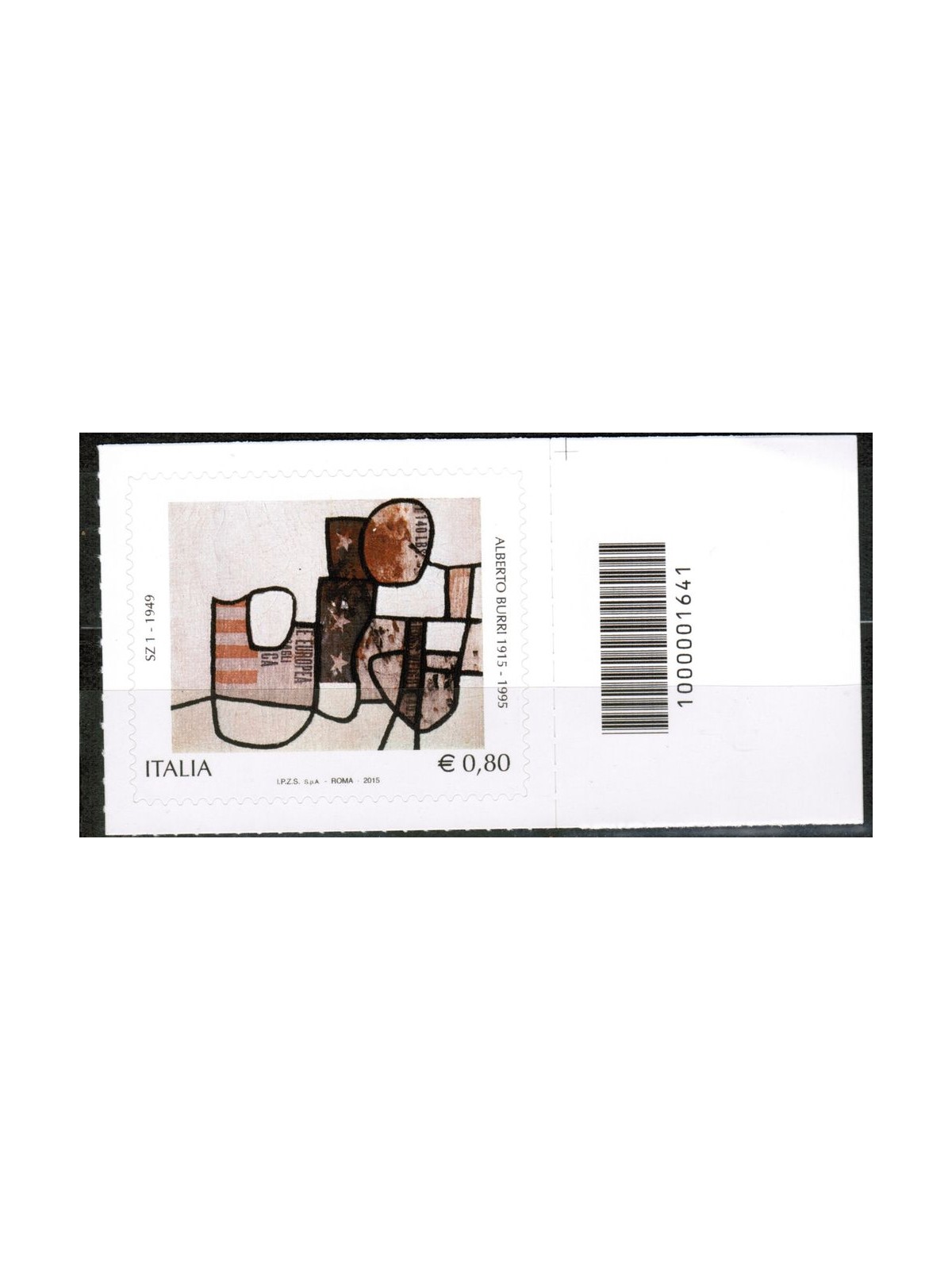 ITALIA 2015 Alberto Burri CB 1641 asd