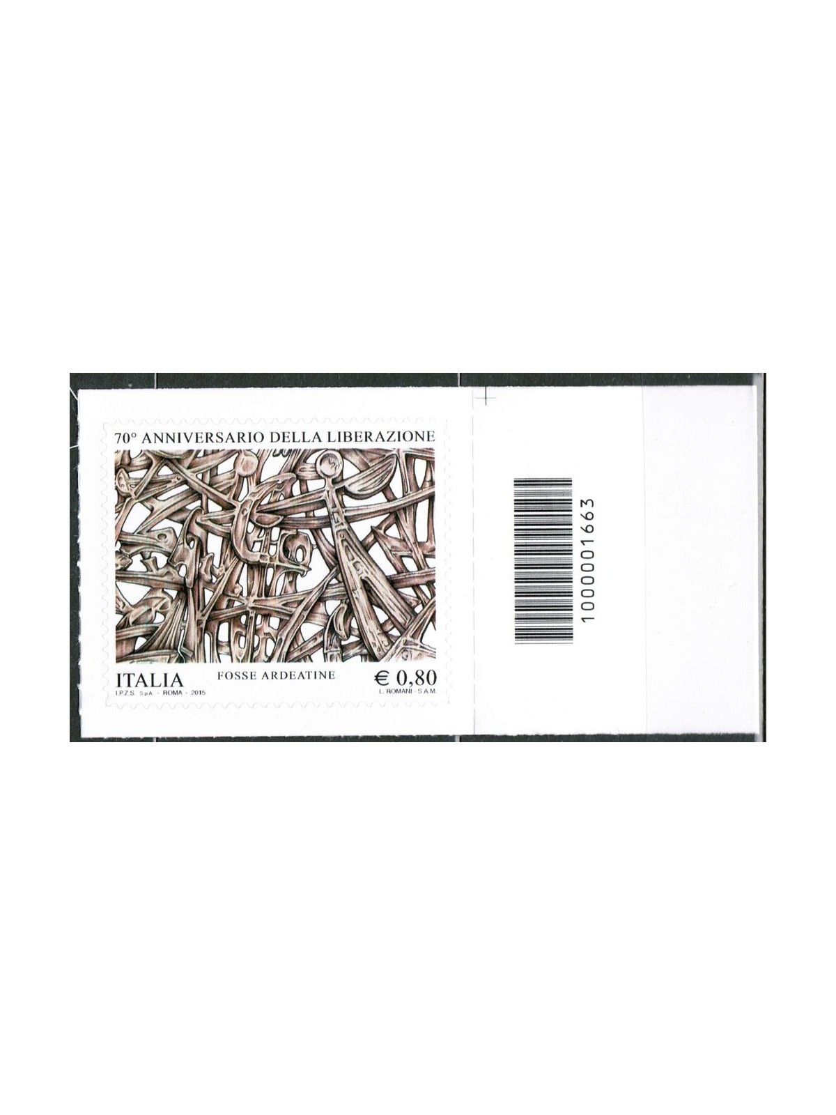 ITALIA 2015 Anniversario della liberazione CB 1663 asd