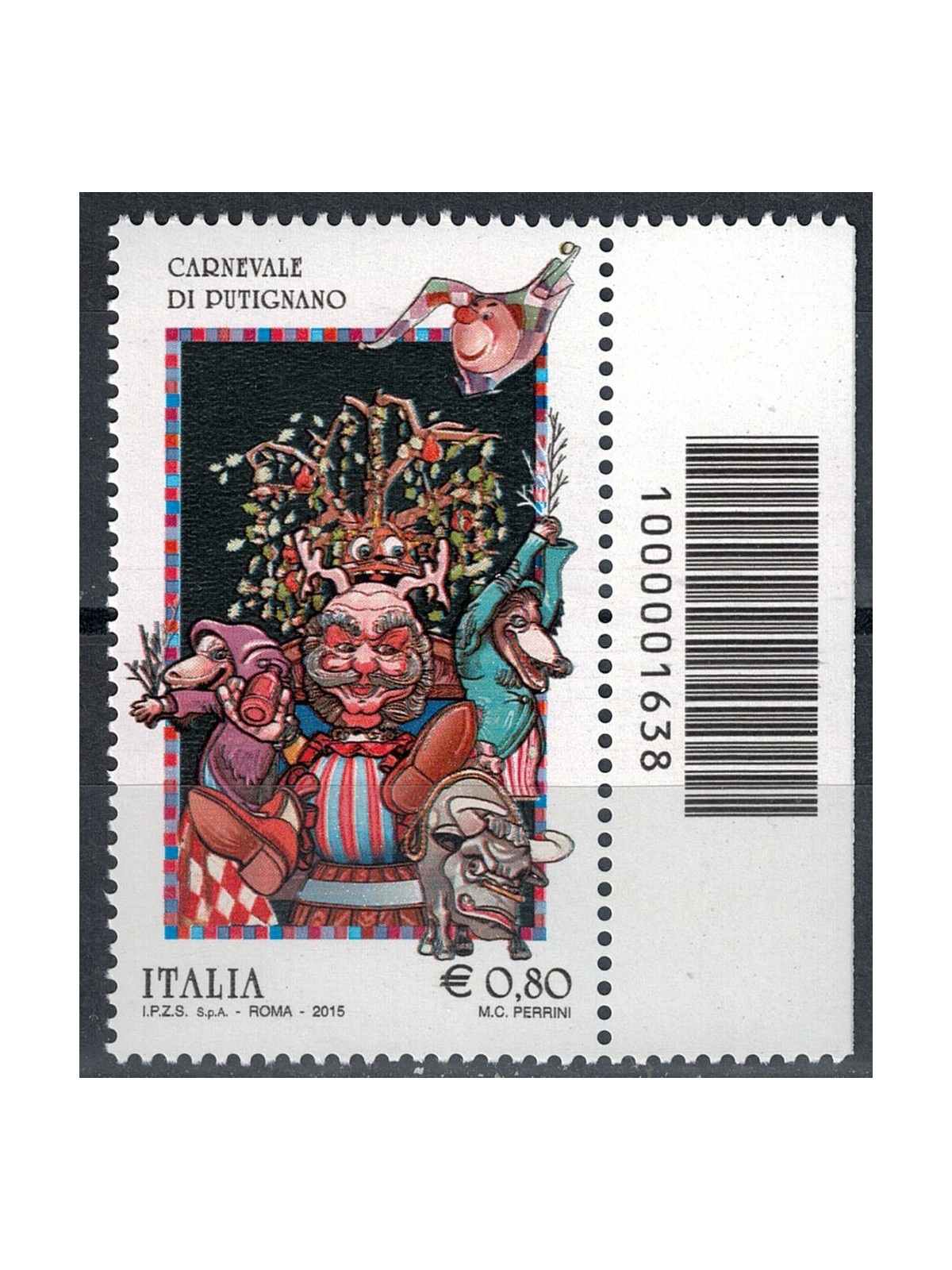 ITALY 2015 Carnival of Putignano CB 1638 dx