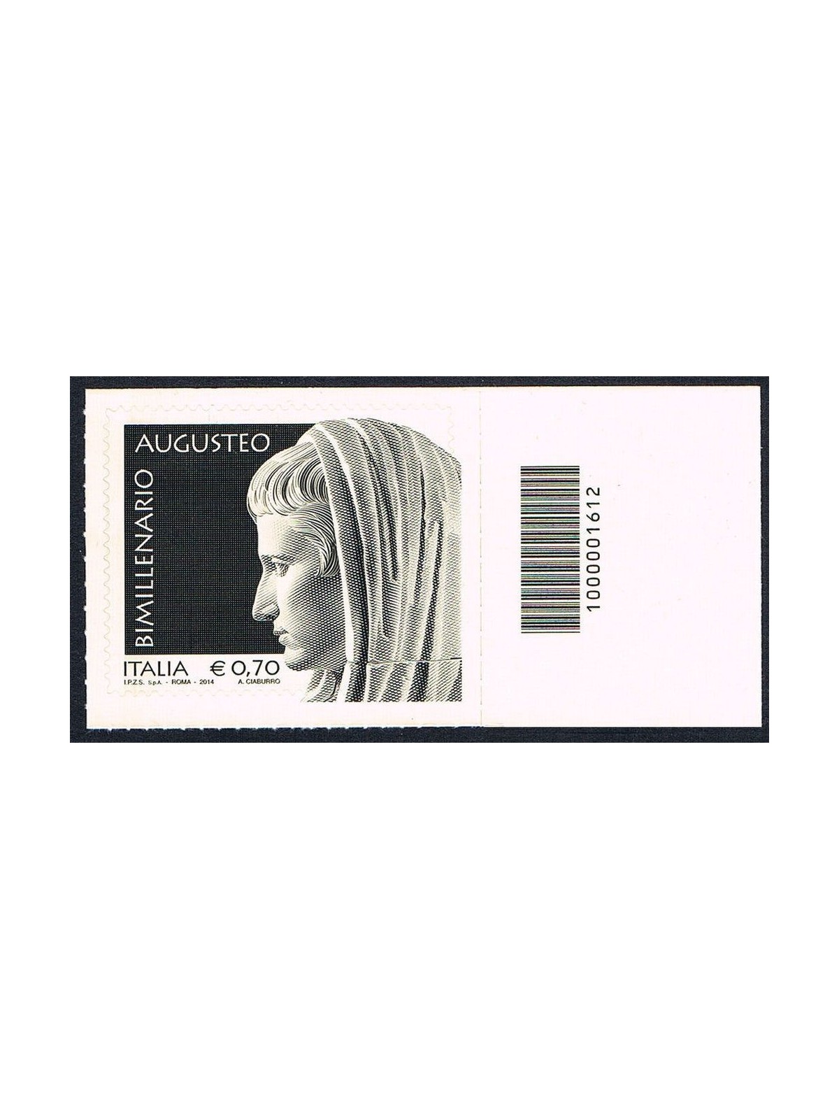 ITALY 2014 Augustan Bimillenary CB 1612 asd