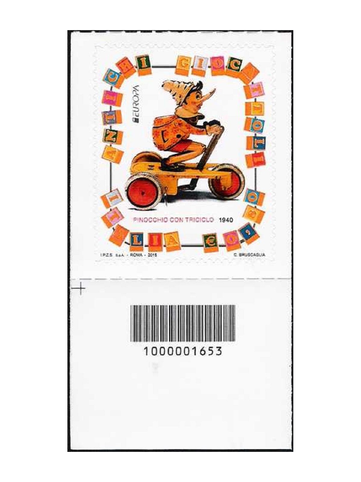 ITALY 2015 Europe Pinocchio CB 1653 ais